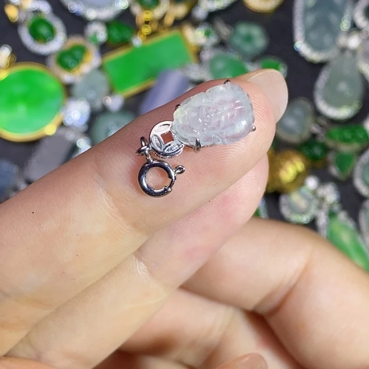 颈饰未镶嵌翡翠翡翠