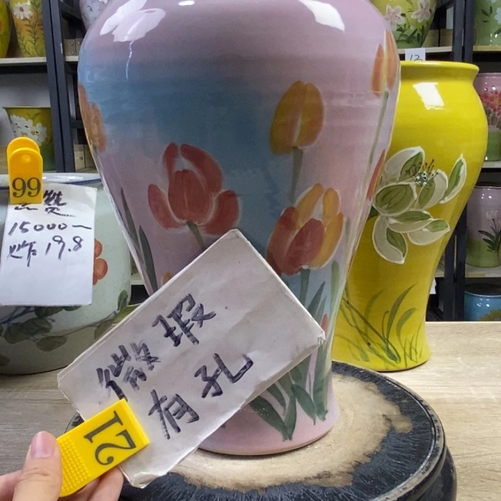 景德镇高温陶瓷花盆