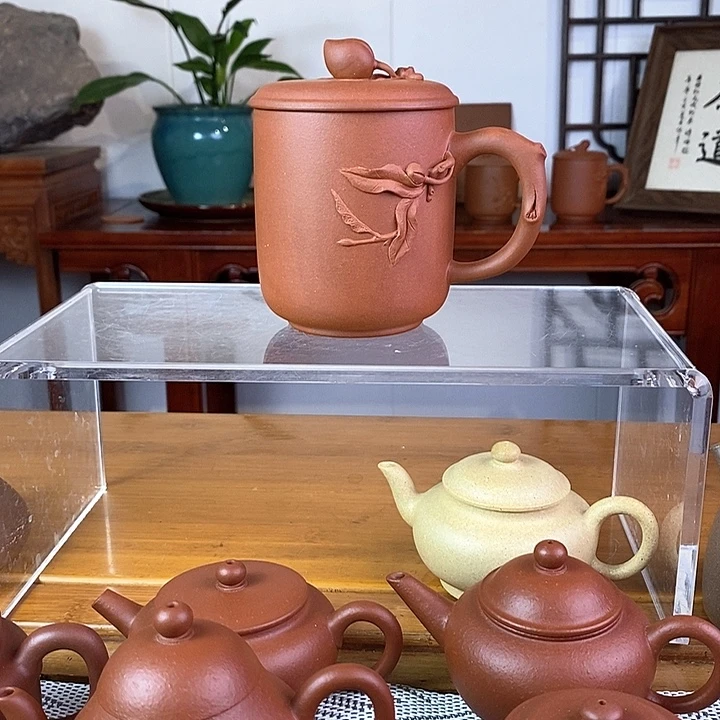 茶杯紫砂赵庄红泥零添加