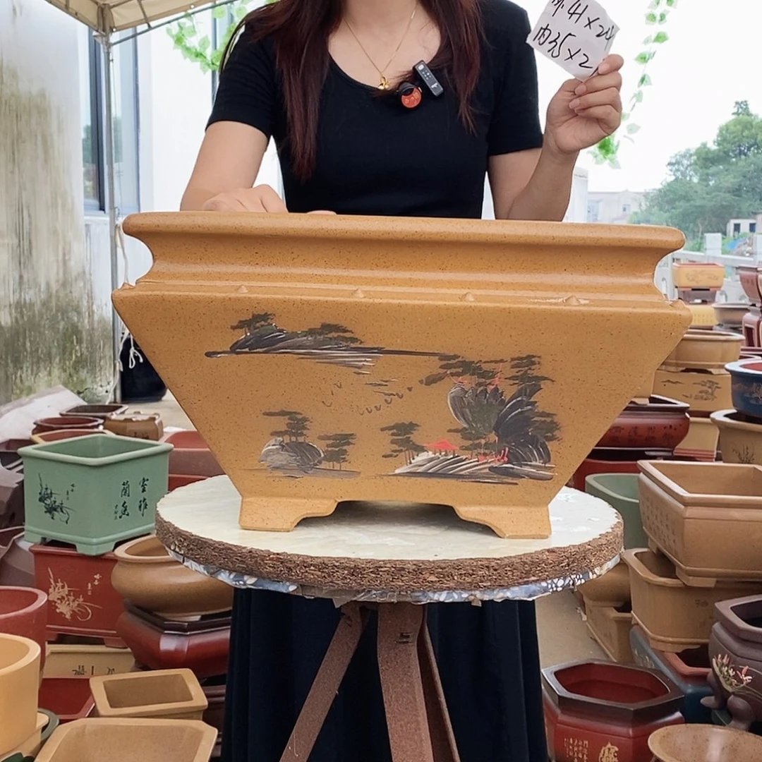 紫砂花盆紫砂花盆