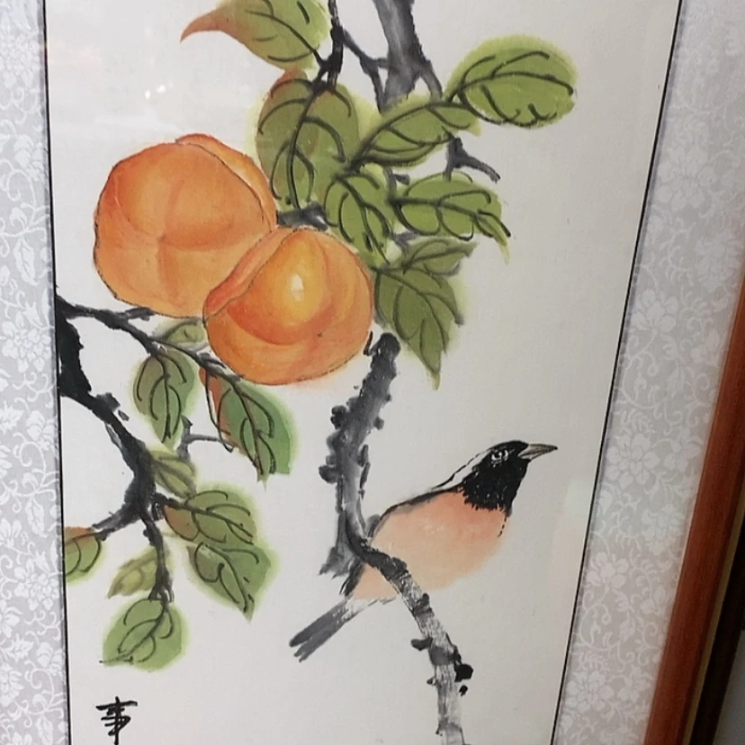 【闪购商品】国画手绘国画带框不退