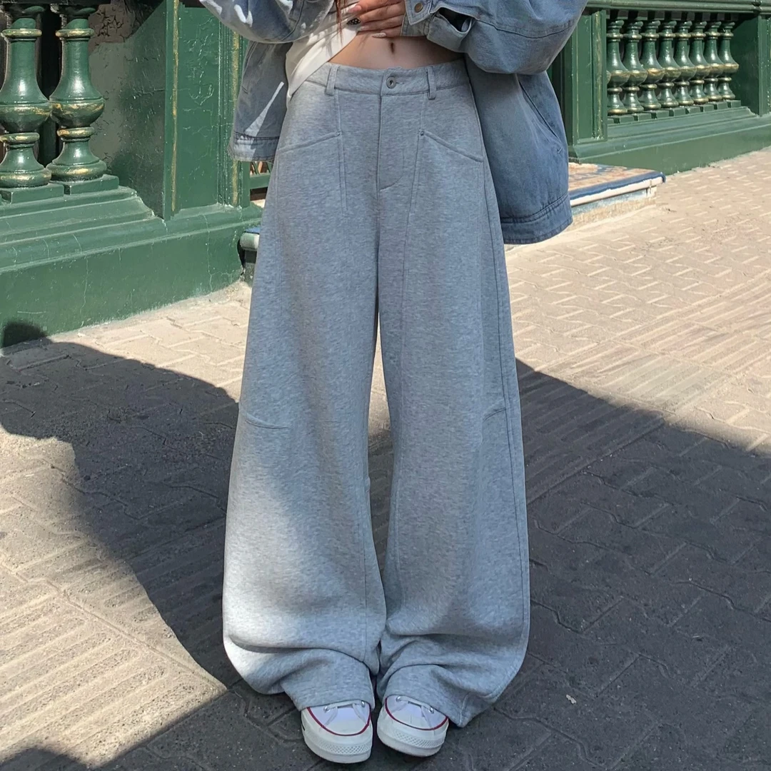 3MER  纸片人显瘦立体裁剪加绒卫裤