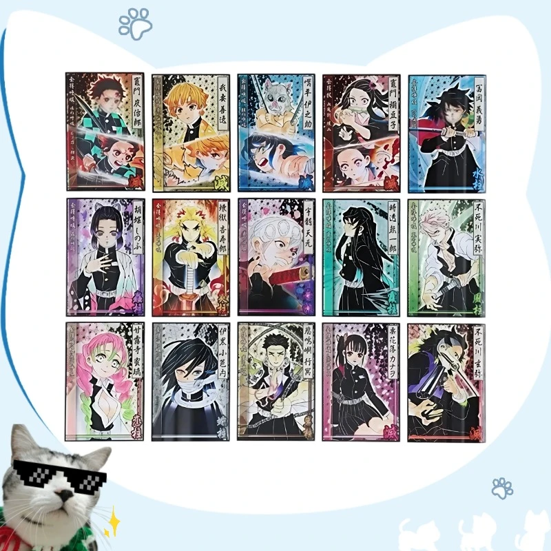 【日谷正版】鬼灭之刃 亚克力原画数据卡 全15种 盲袋