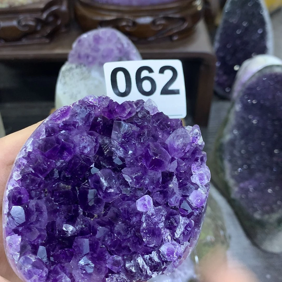 紫晶珠宝半成品未镶嵌062