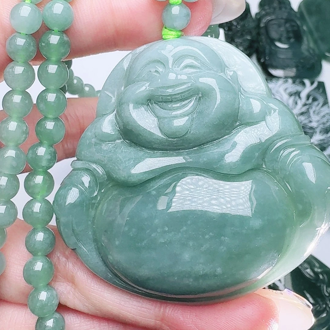 翡翠未镶嵌颈饰111