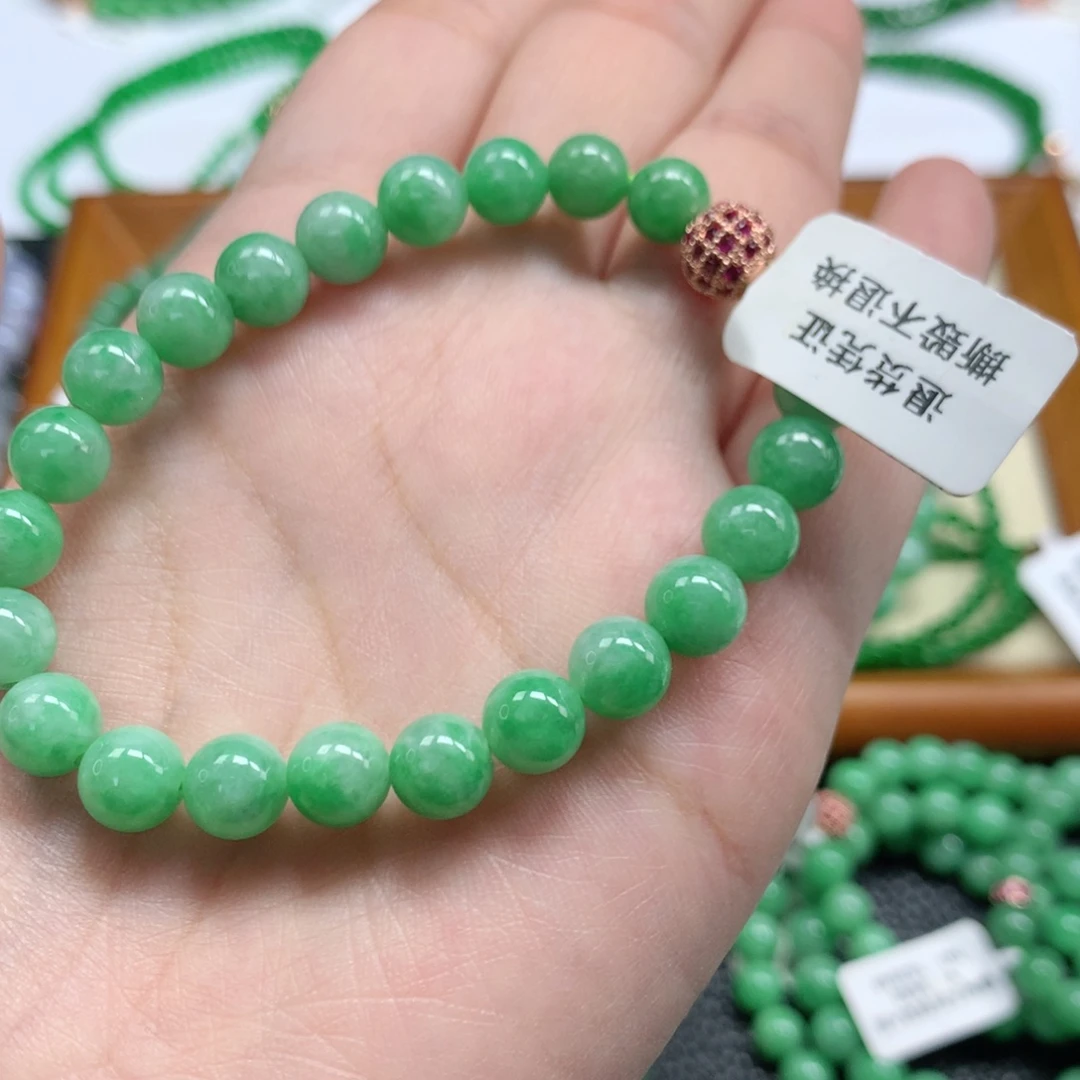 未镶嵌手链翡翠翡翠