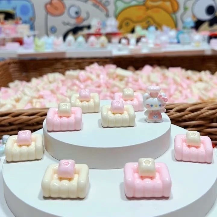 【师姐毒家定制】立体猫爪沙发（2色混）树脂手工diy饰品