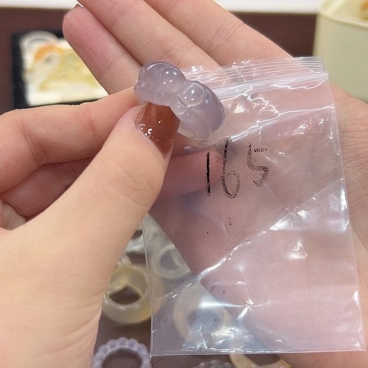 玛瑙/玉髓合金戒指165港13