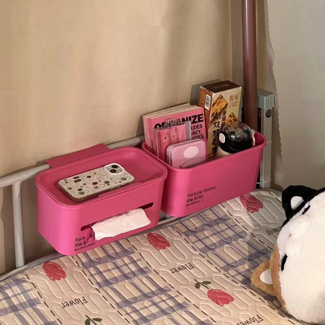 床边挂篮学生宿舍床头手机置物架寝室好物上铺下铺收纳神器床上小