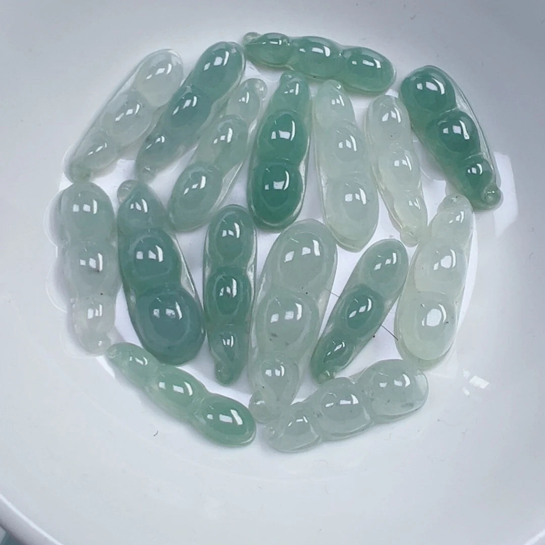 翡翠散珠豆子一个