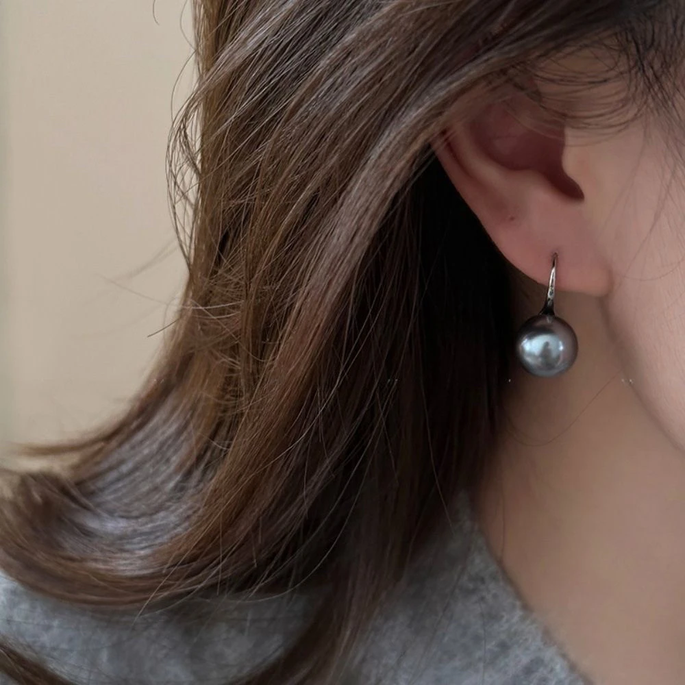 铜合金耳饰 s925珍珠耳钩珍珠耳钉女小众高级感珍珠吊坠耳坠新款