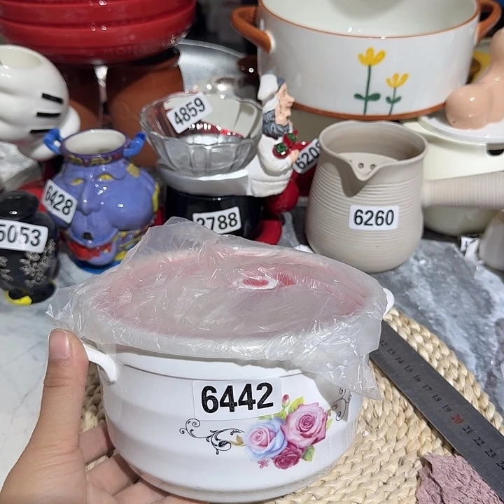 瓷片微瑕陶瓷满15包邮6442