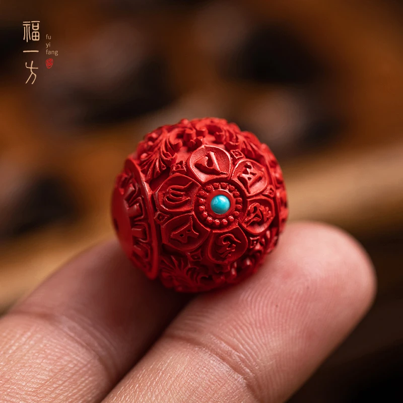 天然辰砂手串diy配件配珠手串串珠手工diy材料天然辰砂貔貅手串
