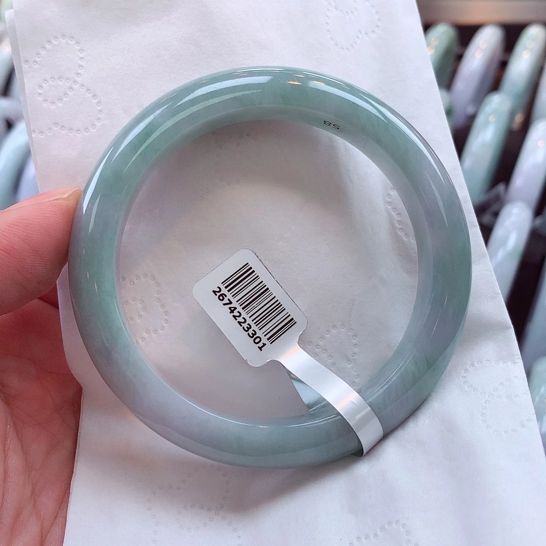 未镶嵌手镯翡翠圈口5859