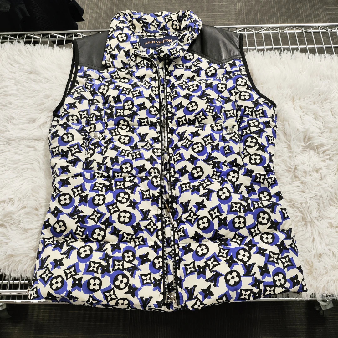 95新 LouisVuitton/路易威登 羽绒外套36码蓝白/250522LDRYY16