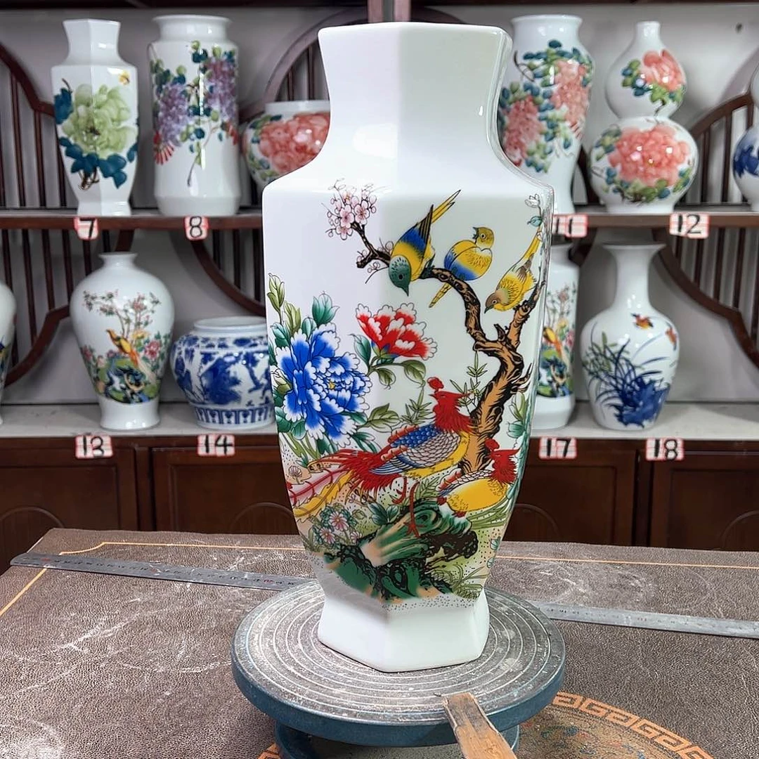 摆件景德镇陶瓷6牡丹