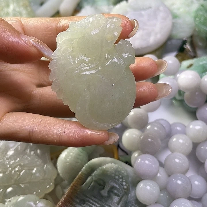 自***乐未镶嵌定制翡翠毛货19