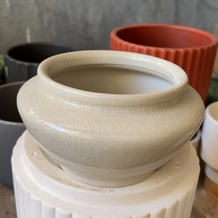 摆件多肉植物盆瑕疵有孔