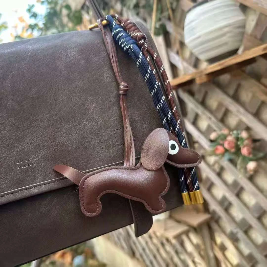 【尚本店铺】纯手工腊肠狗包挂件