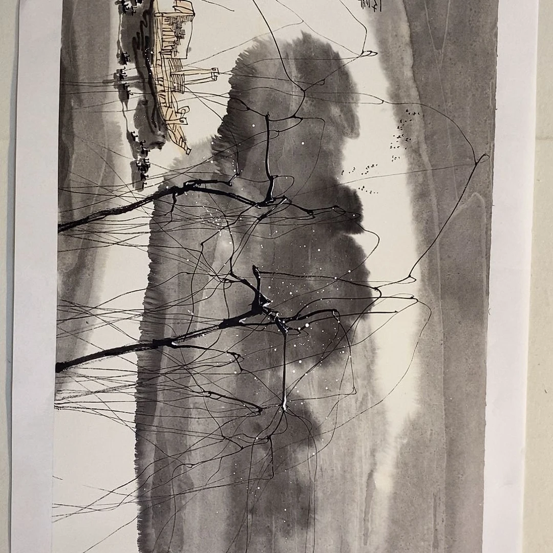 国画仲陆天宁老师国画作品