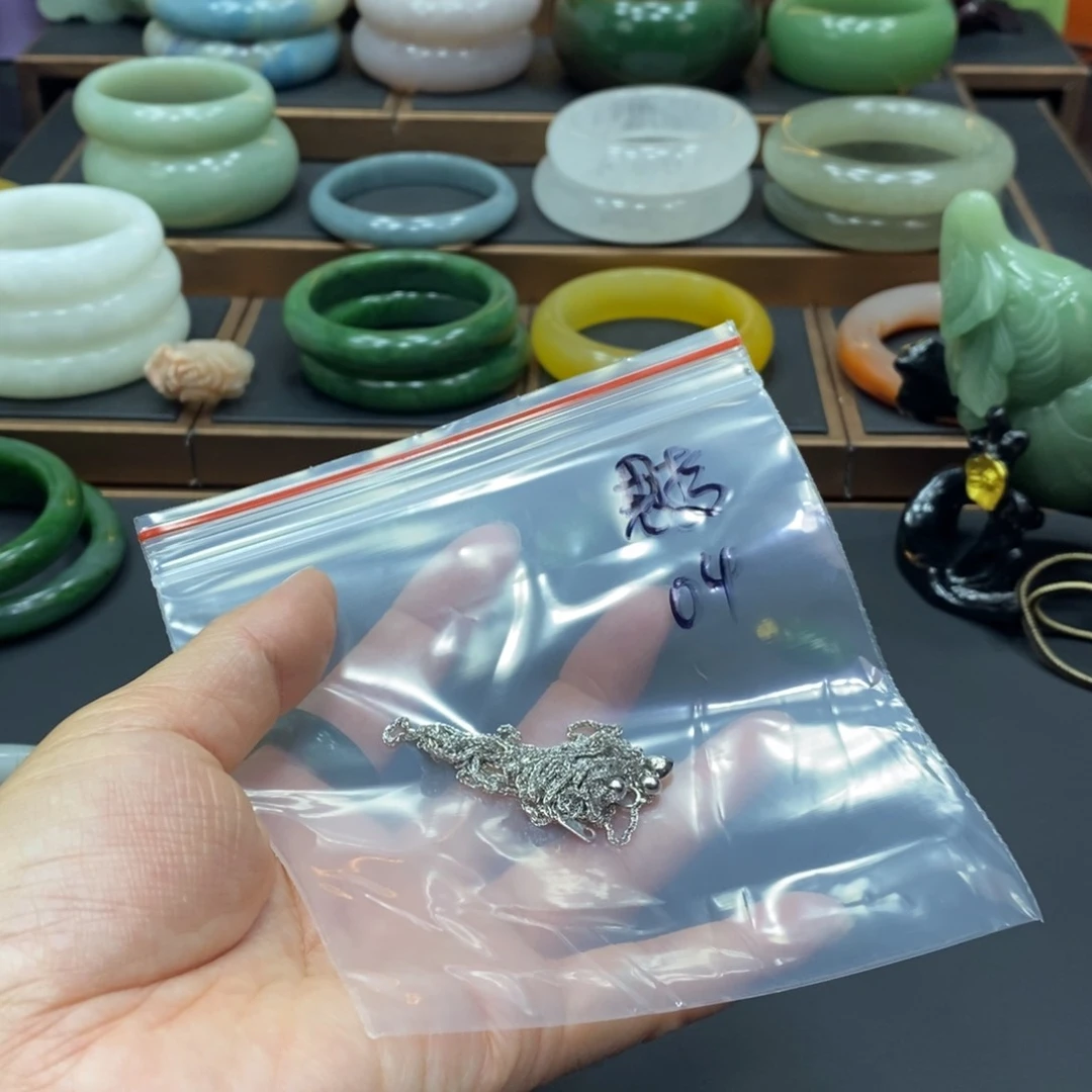 石英质玉链银S925镶嵌思*