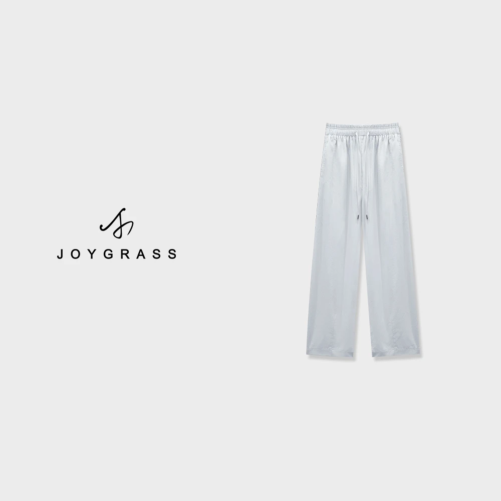 JOYGRSS【夏墟漫游·云纱】通勤阔腿裤K-05670