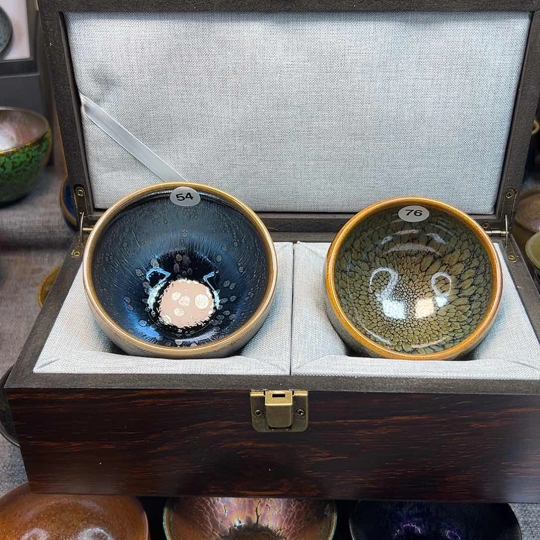 茶盏手工杯建盏亲带礼盒