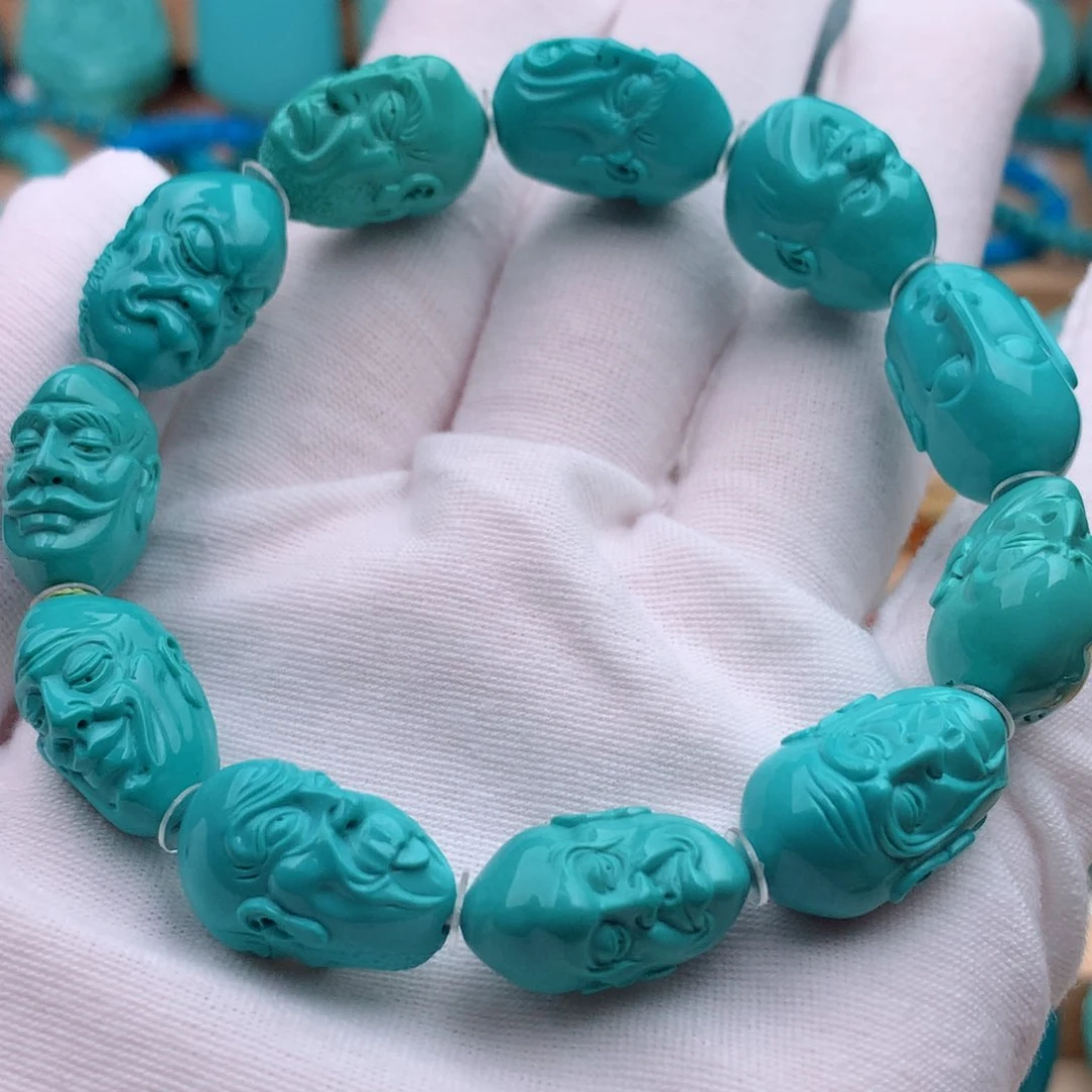 未镶嵌绿松石珠宝奇石