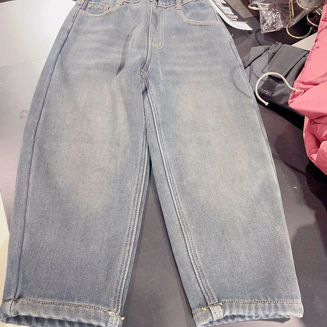 821YYJ牛仔裤一体绒时尚裤