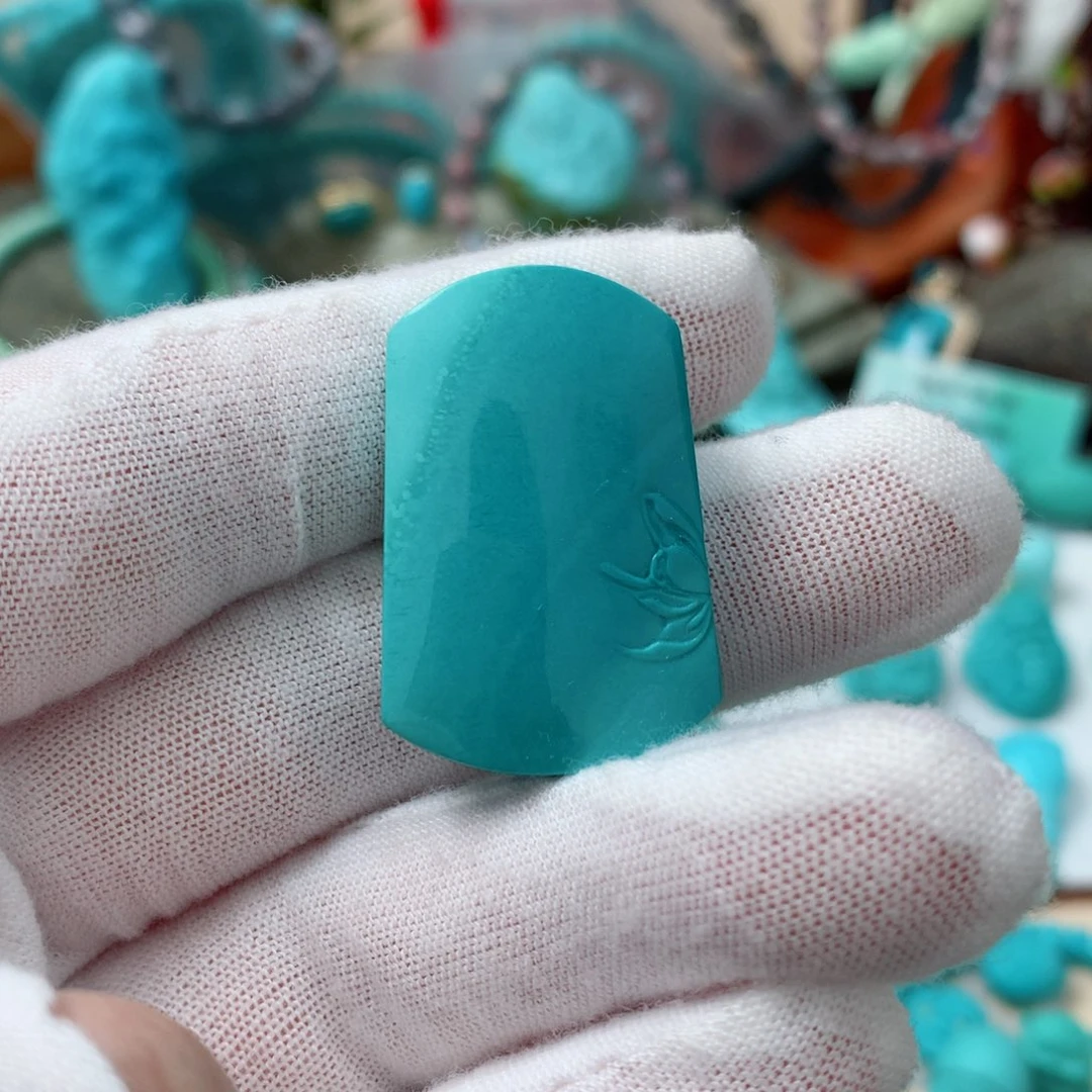 绿松石珠宝奇石未镶嵌