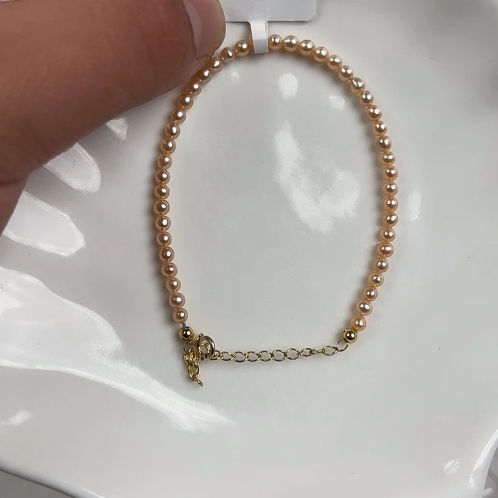 淡水珍珠银S925镶嵌天然淡水珍珠