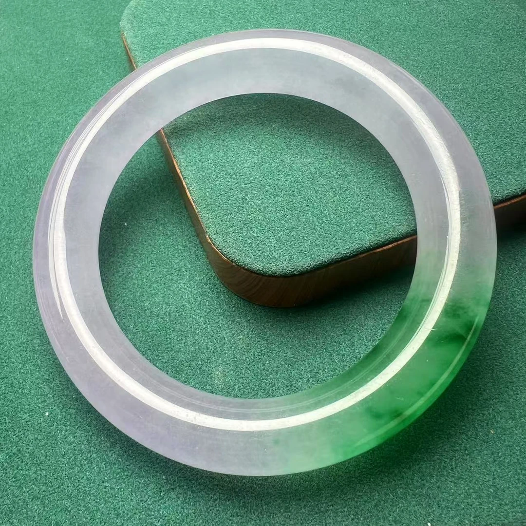 慕晶优选手镯 A1093飘花大胖圆手镯