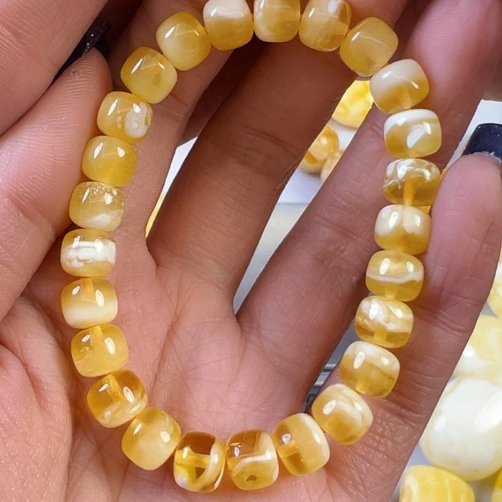 蜜蜡颈饰未镶嵌蜜蜡