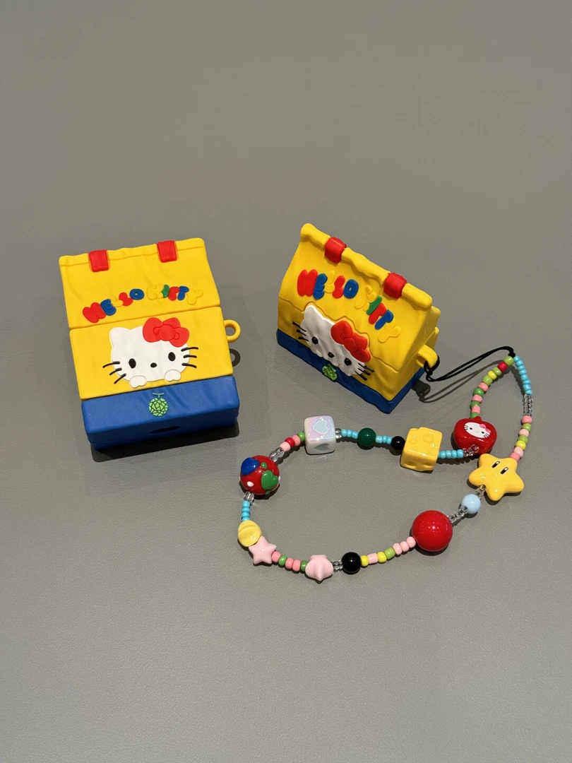 打包袋kt猫airpods 4套四代保护壳airpodPro2适用苹果耳机套3代