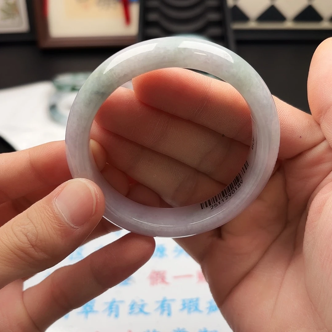 翡翠未镶嵌手镯57x4 98