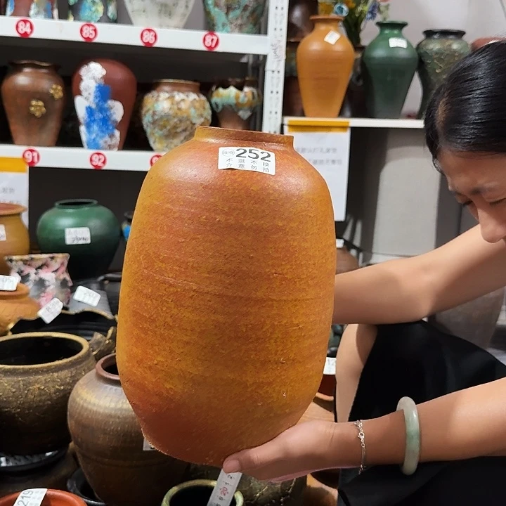 瑕疵黄色大肚252高度30口径9