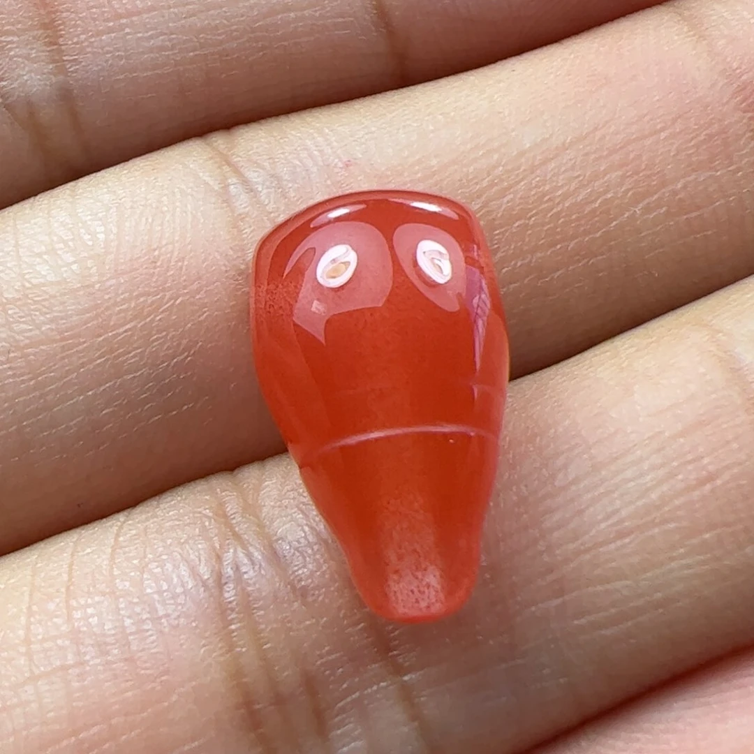 未镶嵌三通南红玛瑙