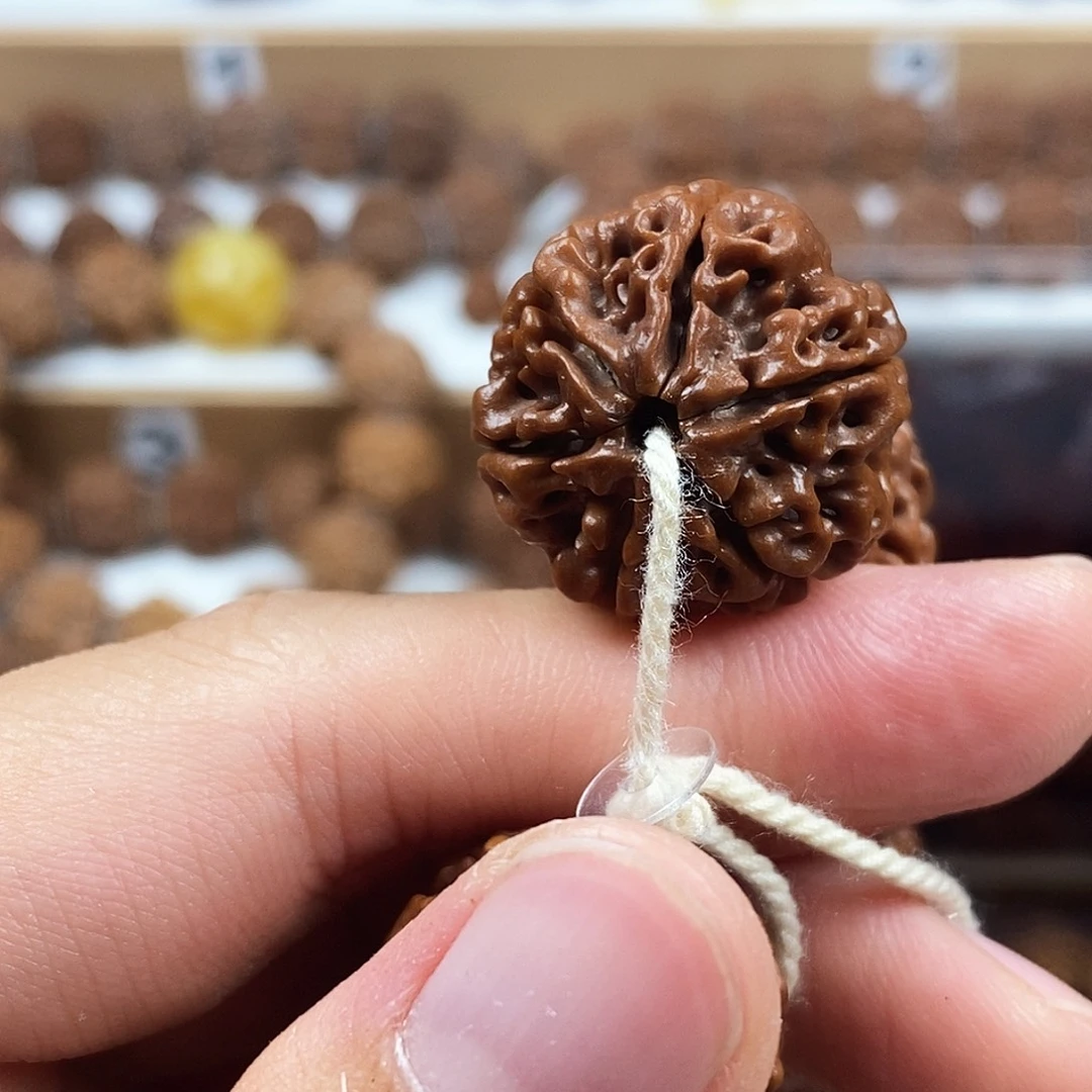 用***2手串金刚菩提收藏版稀有精品6瓣蜂窝双龙大尺寸