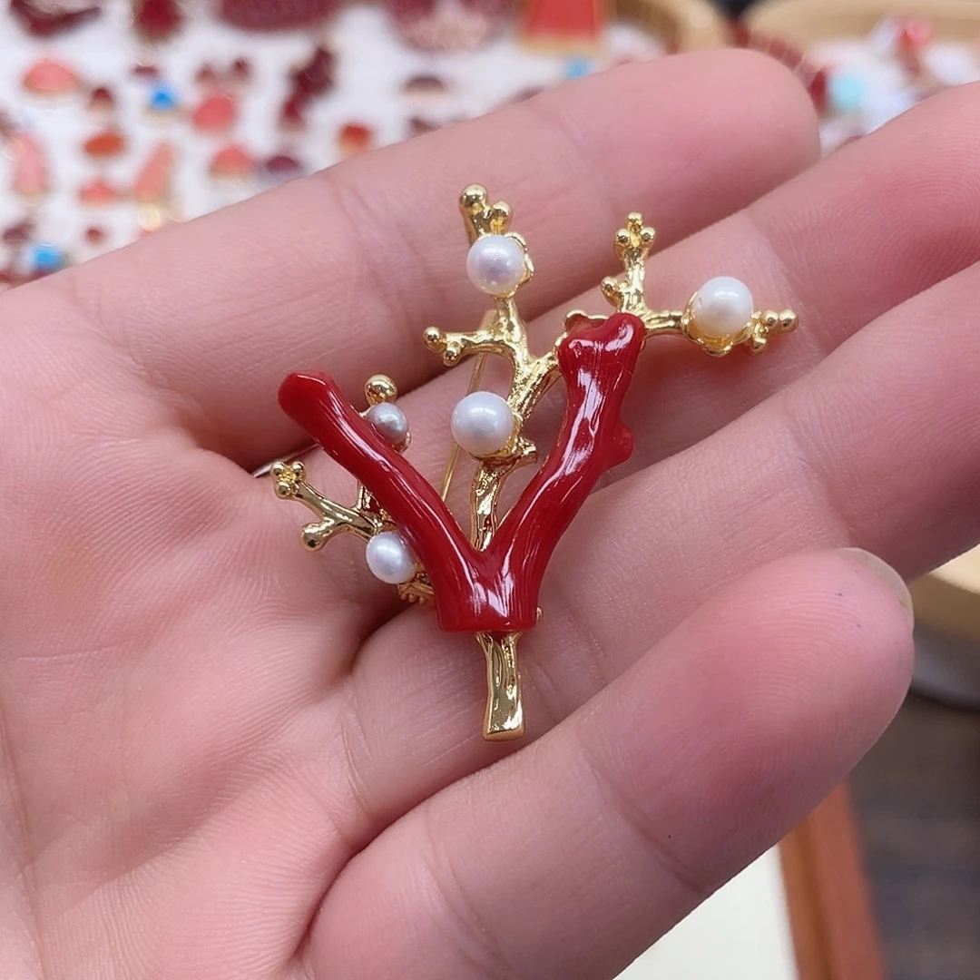 锆石铁合金胸针吊坠两用款