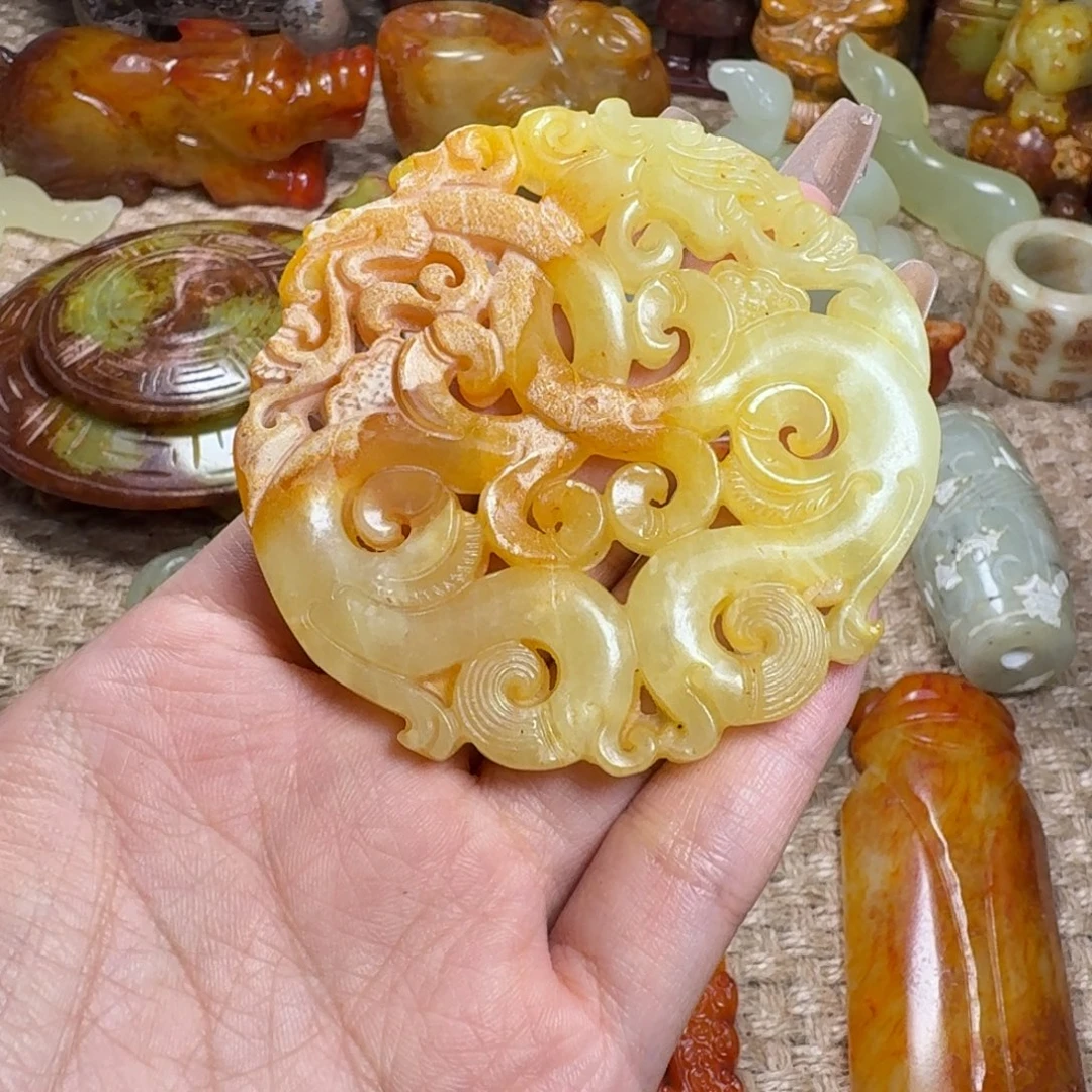 白玉菩提吊坠挂件