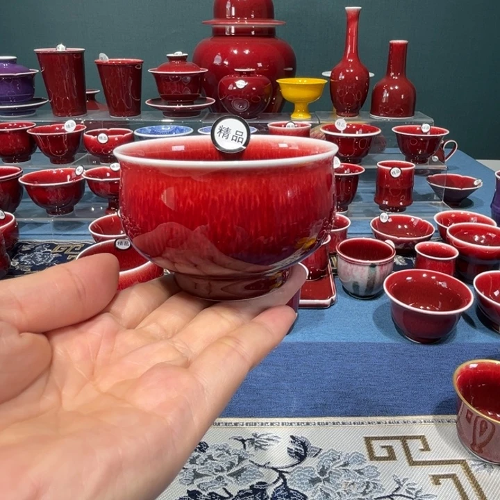 景德镇浅行窑精品儒士杯
