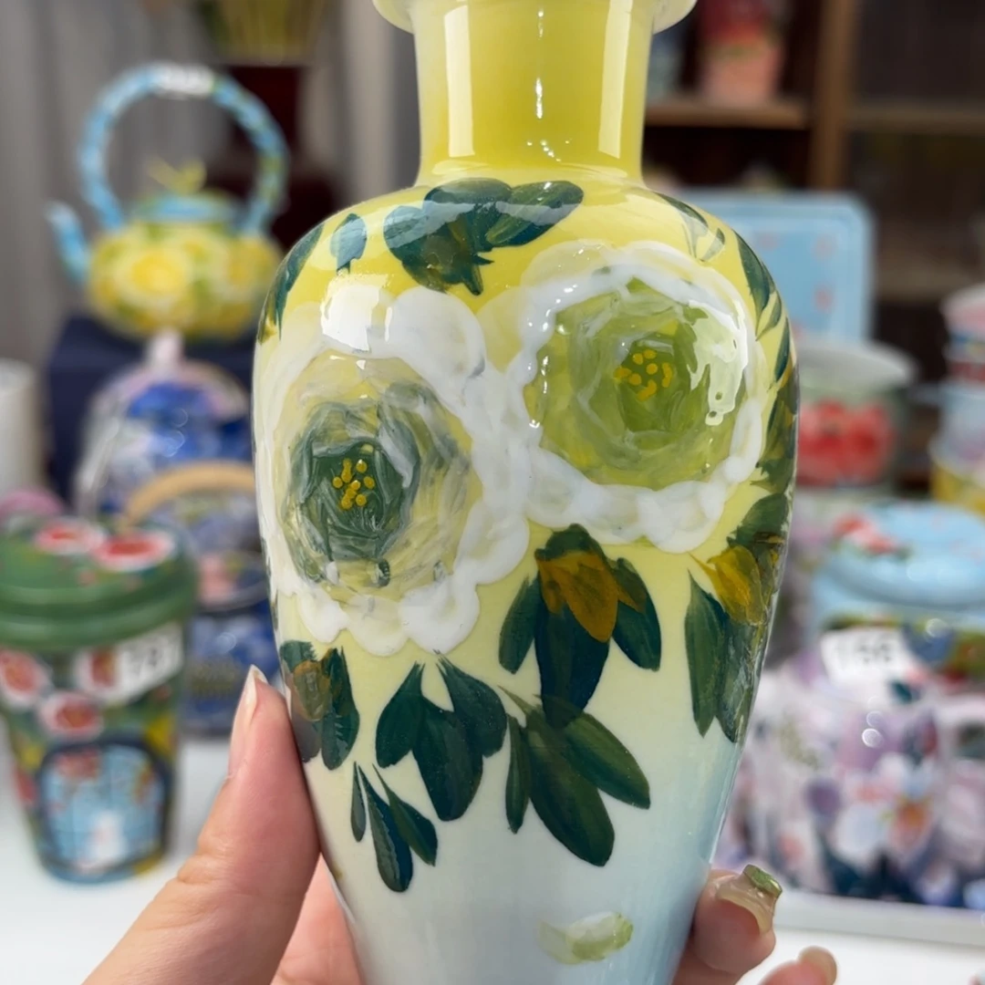 景德镇手绘高温釉下彩陶瓷茶具