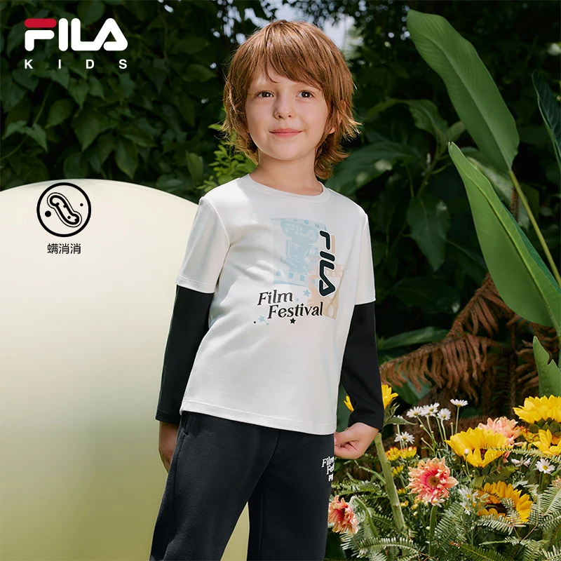 【斐乐儿童】2025年秋季新款小童针织长袖衫K11B532208