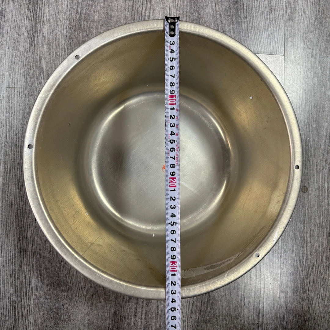 全新库存34厘米铝盆