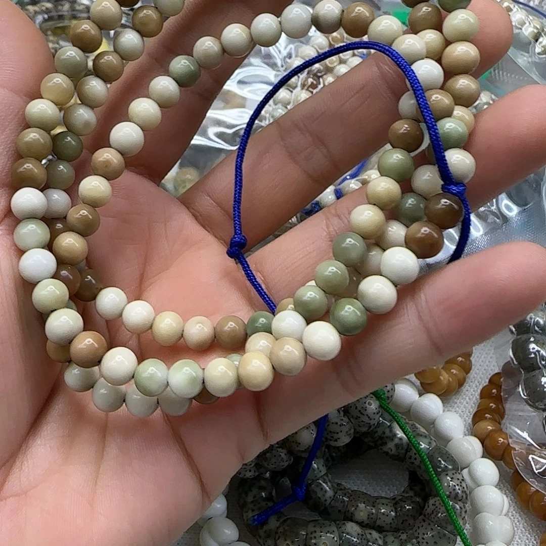 *****星月菩提手串144一物一图7-108龙蛋多宝
