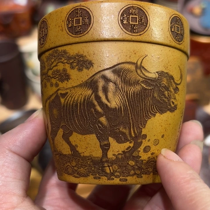 茶杯紫砂宜兴紫砂主人杯