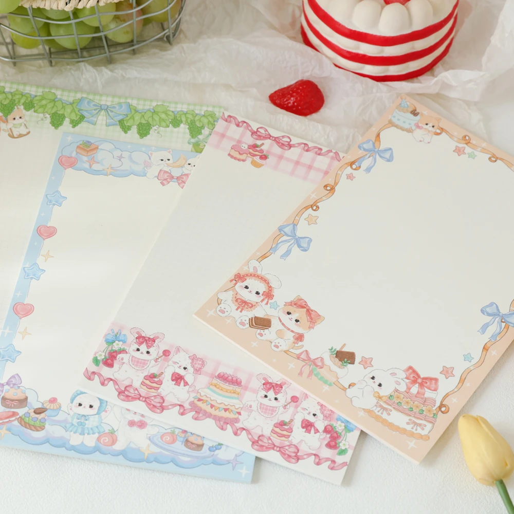 可爱B5拍纸本可撕无粘性便签本学生用草稿本高颜值信纸手账笔记本