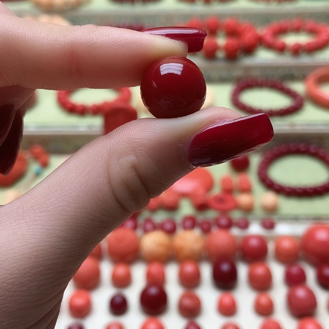 无***虎非金属1.4红色圆珠