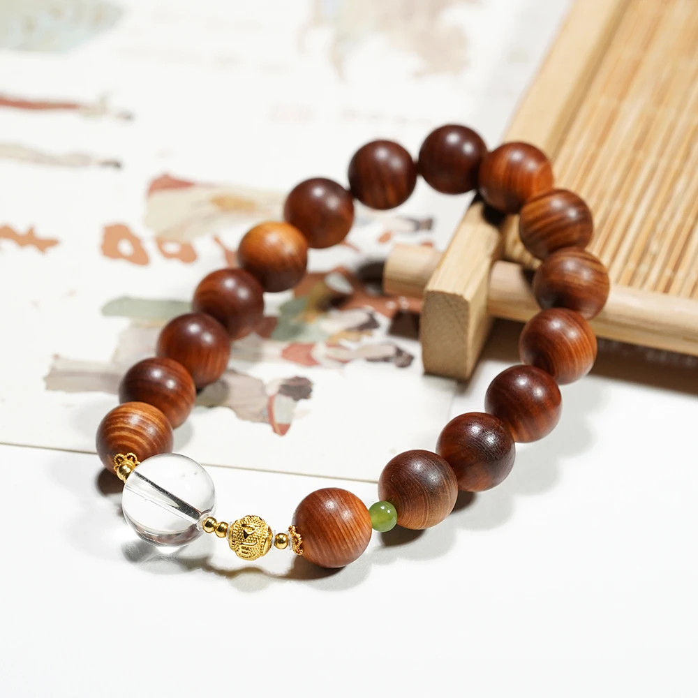 崖柏顶珠10MM单圈手串