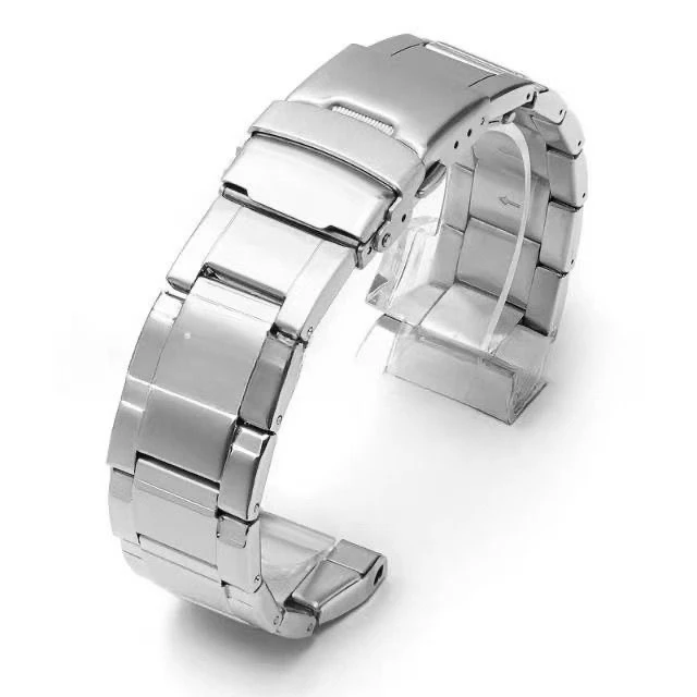 【钢表带】适配于本店钢铁之芯/配件钢带精钢钢色配送调表器